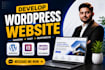 develop a professional wordpress website with elementor