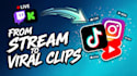 edit shortform clips for tiktok and reels