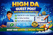publish a high da guest post with do follow guest posting
