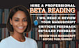 be your romance beta reader, sensitivity reader lgbtq fiction beta reading
