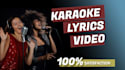 make a full HD karaoke lyrics video