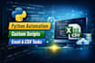 create python automation scripts, custom programs, and excel tools
