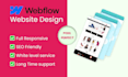 design, redesign, or develop webflow website, webflow expert