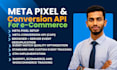 set up meta pixel capi, ga4 server side tracking for ecommerce via GTM