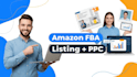 create amazon fba listing, bullets, description n PPC setup