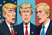 do a political cartoon art