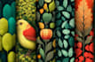 seamless pattern, pattern design, textile design