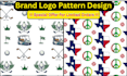 do logo patterns for textiles fabric and wallpaper