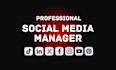 be your social media marketing manager