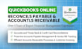 do quickbooks online reconciliation, accounts payable, receivable