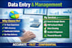 do accurate data entry and data management