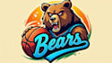 make a high quality bear basketball logo