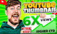 design CTR boosting clickbait youtube thumbnail in 3 hours