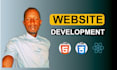 develop HTML CSS javascript website frontend development