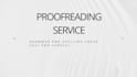 proofread and correct grammar and spelling errors