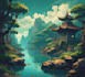 draw lofi illustration, loop animation, and anime background