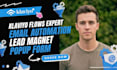 klaviyo flows email automation lead magnet popup
