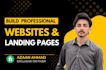 create landing page and complete wordpress website