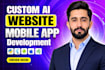 do ai mobile app development, ai website, app developer, ai chatbot, ai agent