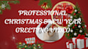 create holiday video, christmas, new year greeting video