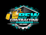 design good looking contracting logo