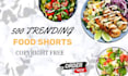 create 500 food trending shorts