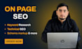 do website onpage SEO and technical optimization to rank higher
