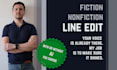 line edit your fiction book