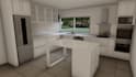 haré diseños y visualizaciones 3d de tu proyecto de cocina