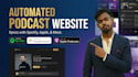 design a modern podcast website with automatic episode sync