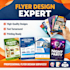 design your conference flyer, food flyer, party flyer