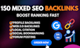 provide 250 mixed SEO backlinks