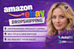do amazon to ebay dropshipping and store management