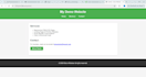 design a simple HTML CSS website