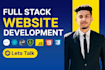 do custom website development, software development, frontend, backend developer