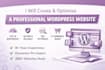 design a professional responsive SEO optimized wordpress website