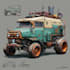 environment, vehicle and prop concept art