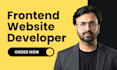 be your react and nextjs frontend developer web developer, fullstack developer