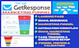 set up getresponse marketing funnels with automated workflows