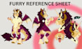 draw furry reference sheet fursona ref sheet furry art character design
