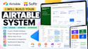 setup airtable n8n automation database interface as softr and zapier crm expert