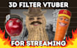 create custom 3d ar vtuber filter for snap camera and lens studio streaming