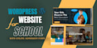 design a school wordpress website with online admission form