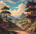 draw anime style background art illustration for vtuber