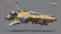 draw high quality spaceship concept