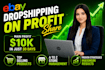 ebay dropshipping on profit share