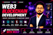 develop web3 dapps, nft, blockchain and wallet integration