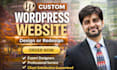 do wordpress website development, design or redesign wordpress blog website
