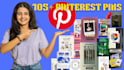 create scroll stopping pinterest pin designs