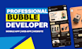 build bubble io website bubble mvp bubble app with bubble io as bubble developer